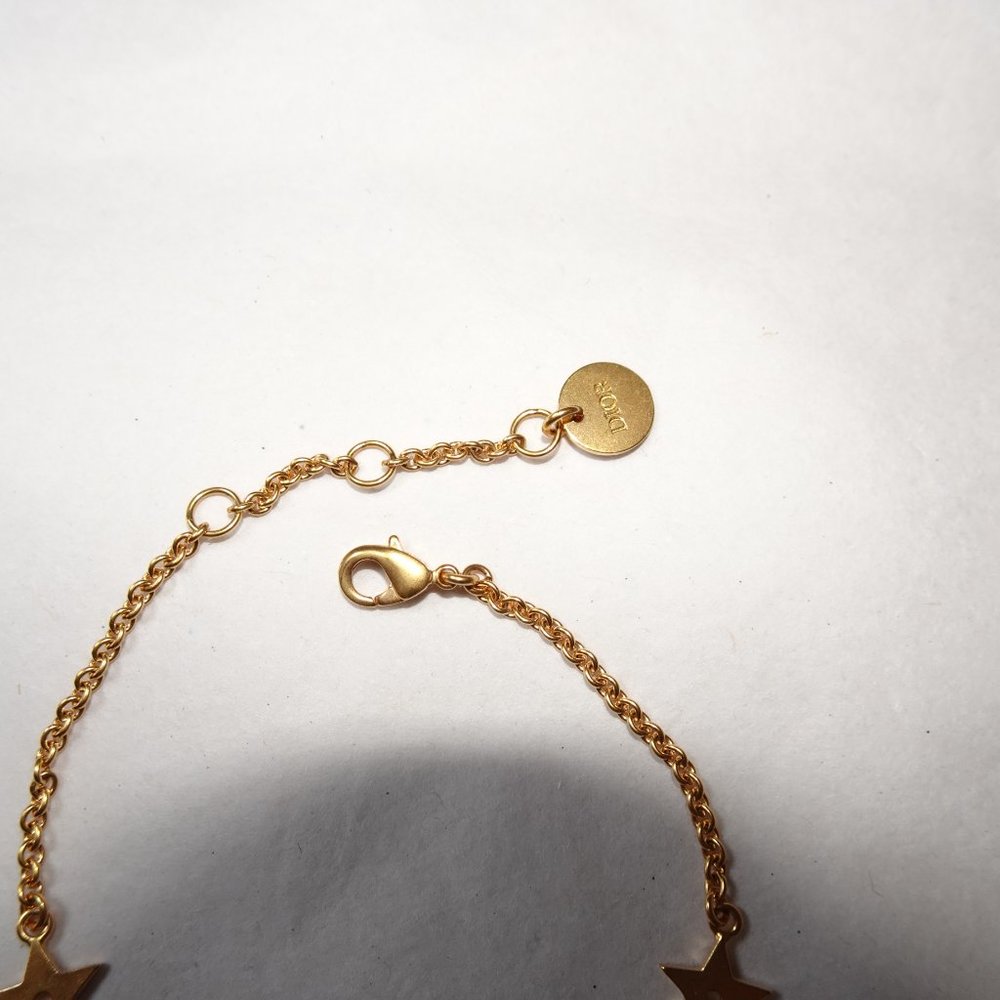 Dior In Heart Lights Bracelet Gold-Finish Metal N Multicolor Crystals - Picture 11 of 14